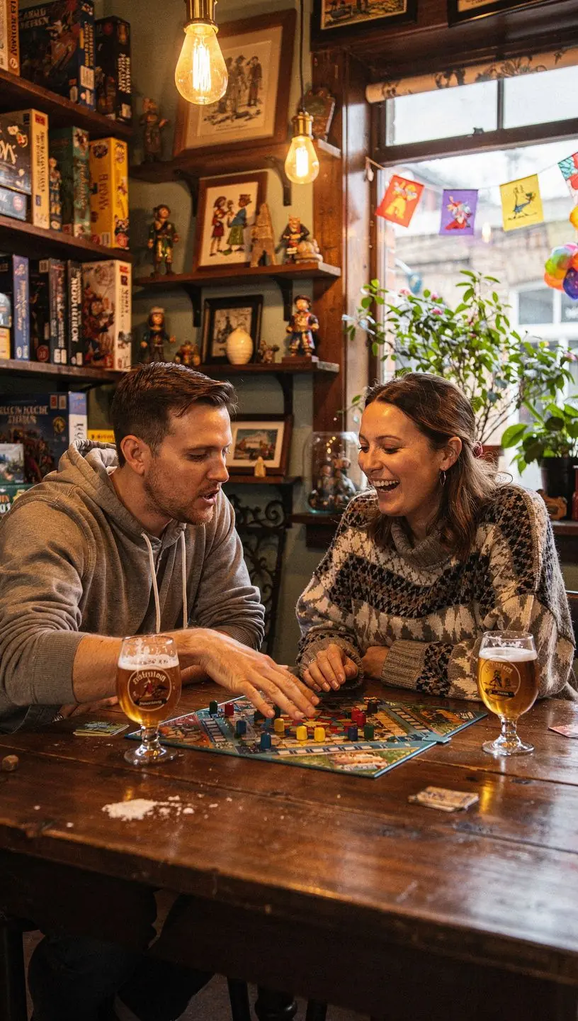 Exploring educational benefits of board games in entertainment hubs
